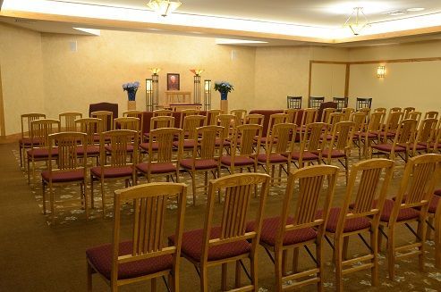 Chapel View for Memorial Visitation