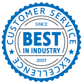Best In Industry Customer Service Excellence Badge