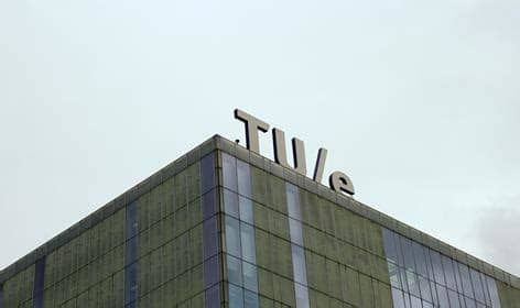 Hoek van een gebouw met een 