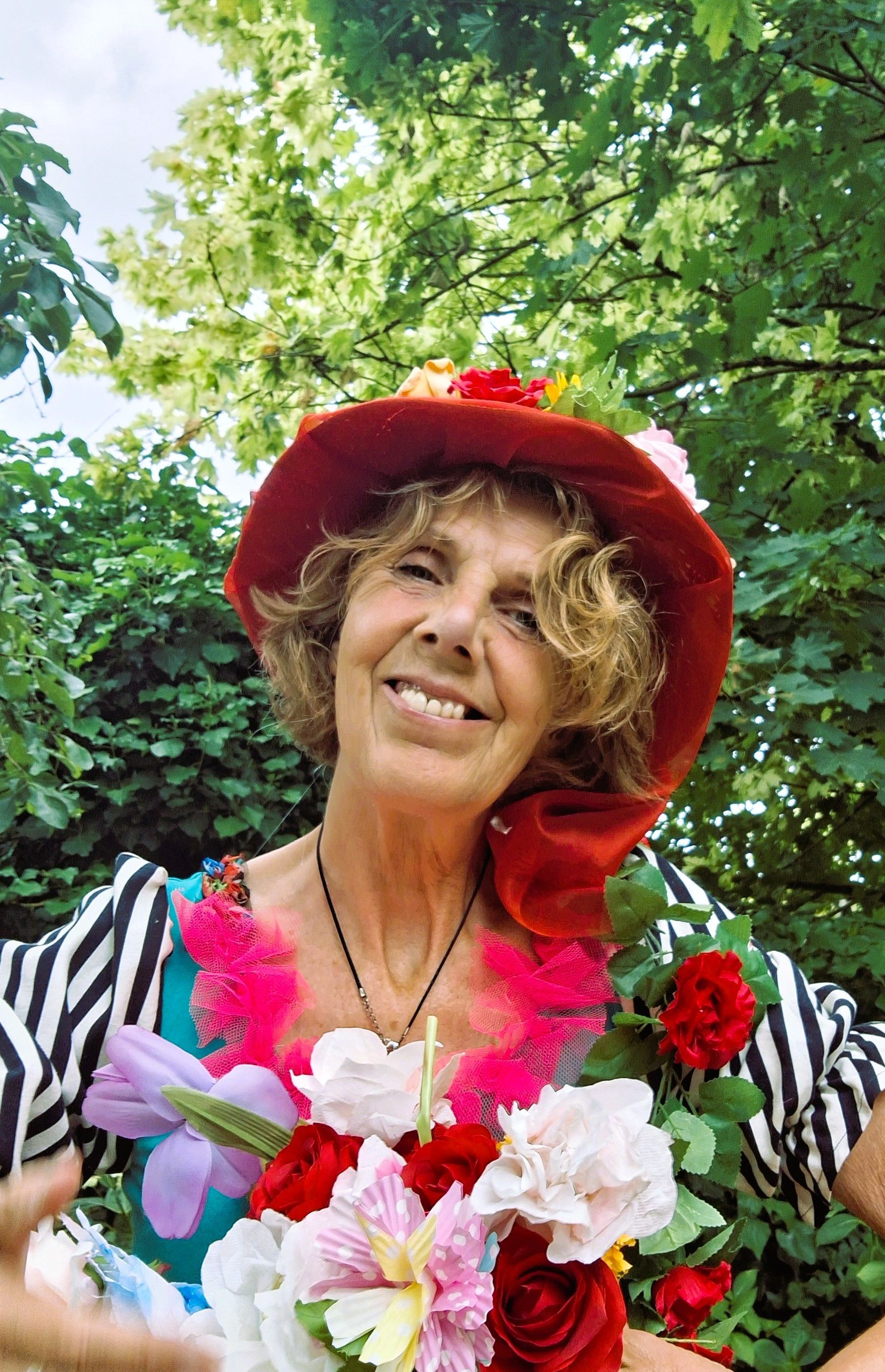Bloemenliefde kostuum