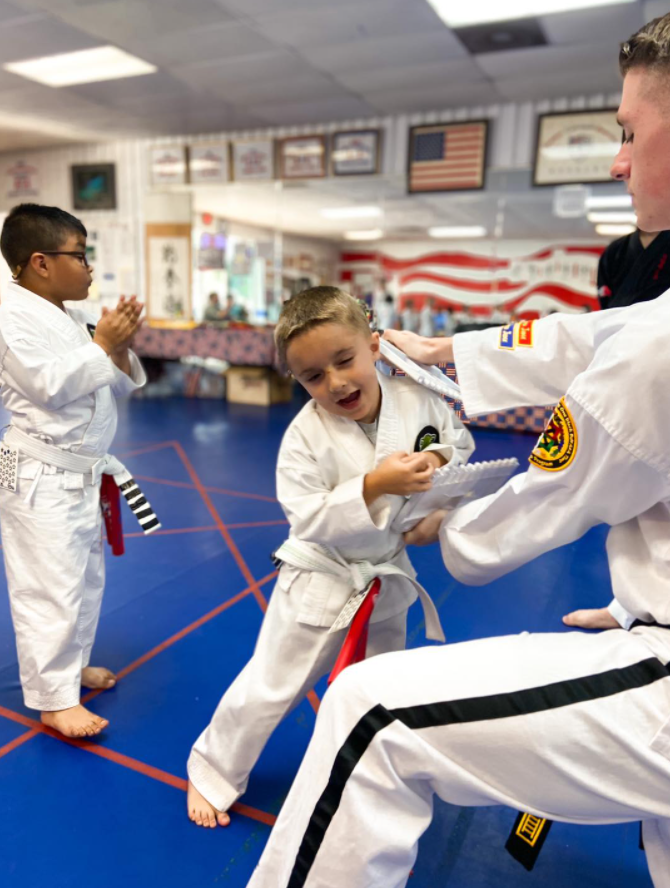 Kids Taekwondo class at Olford's ATA in Lufkin