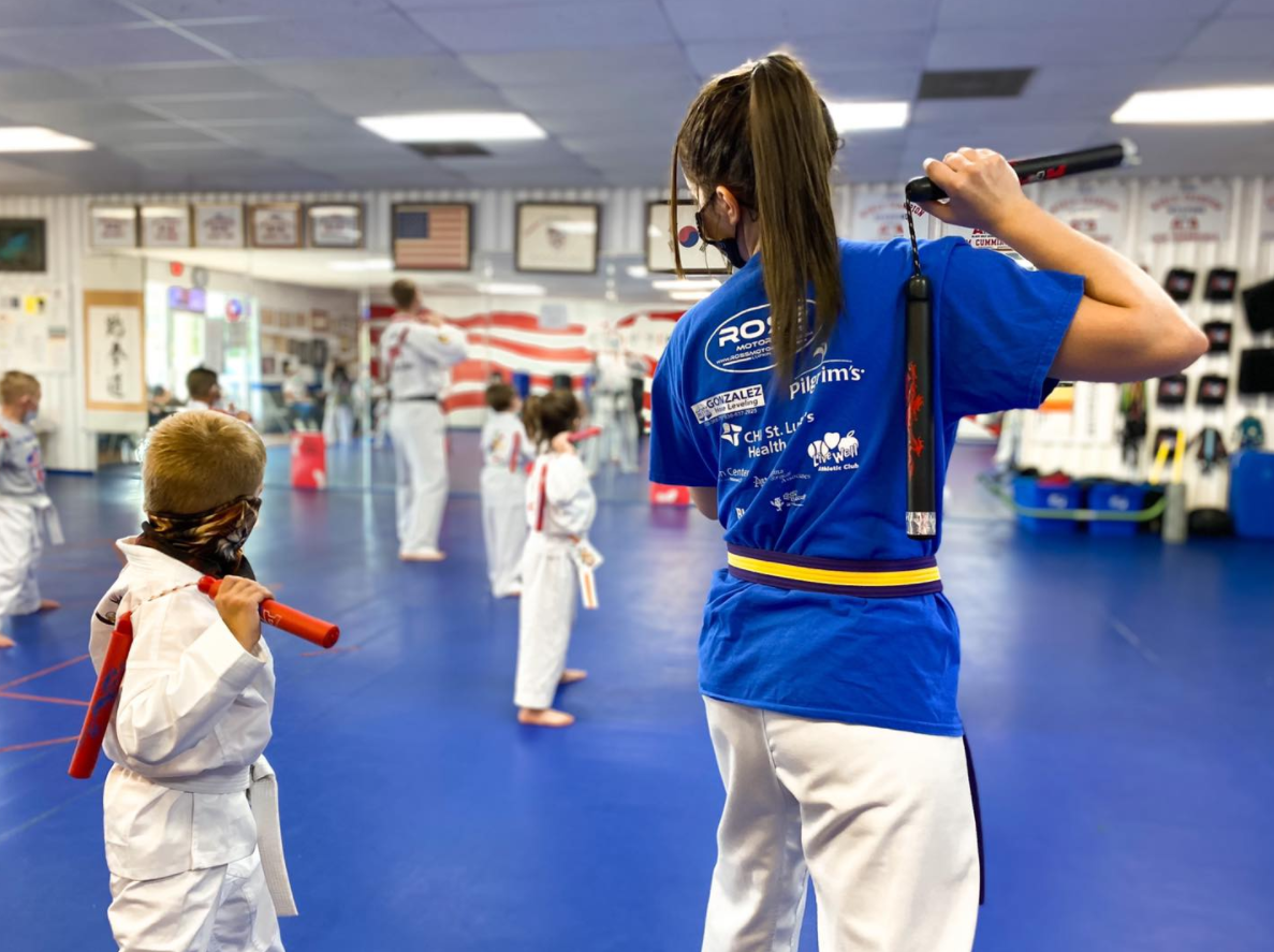 Kids Taekwondo class at Olford's ATA in Lufkin
