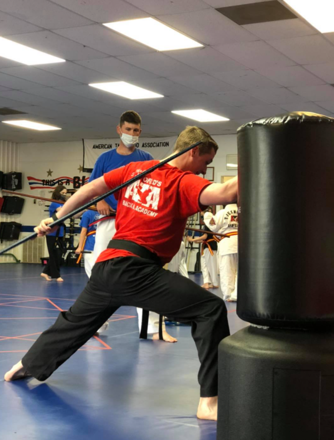 Adults Taekwondo class at Olford's ATA in Lufkin