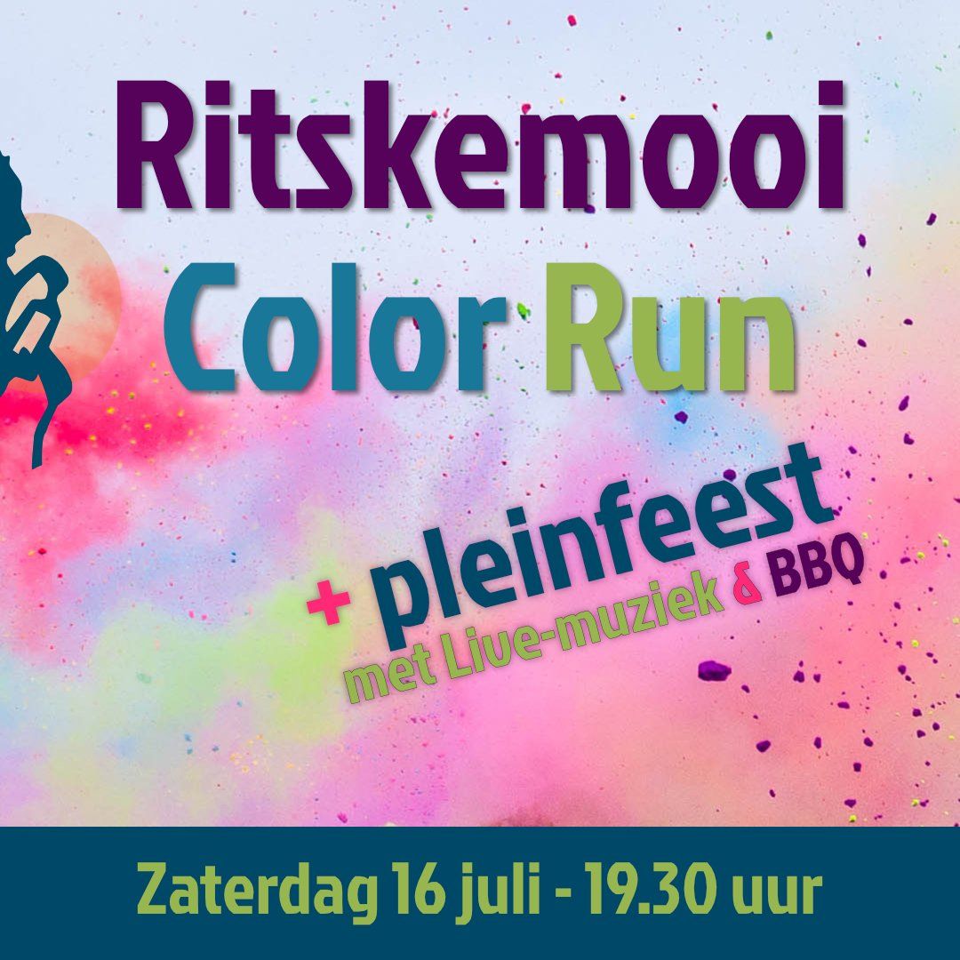 Pleinfeest Buren 2022 Ritskemooi Color Run