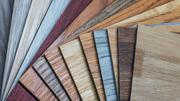 There are many different types of wood in this picture.
