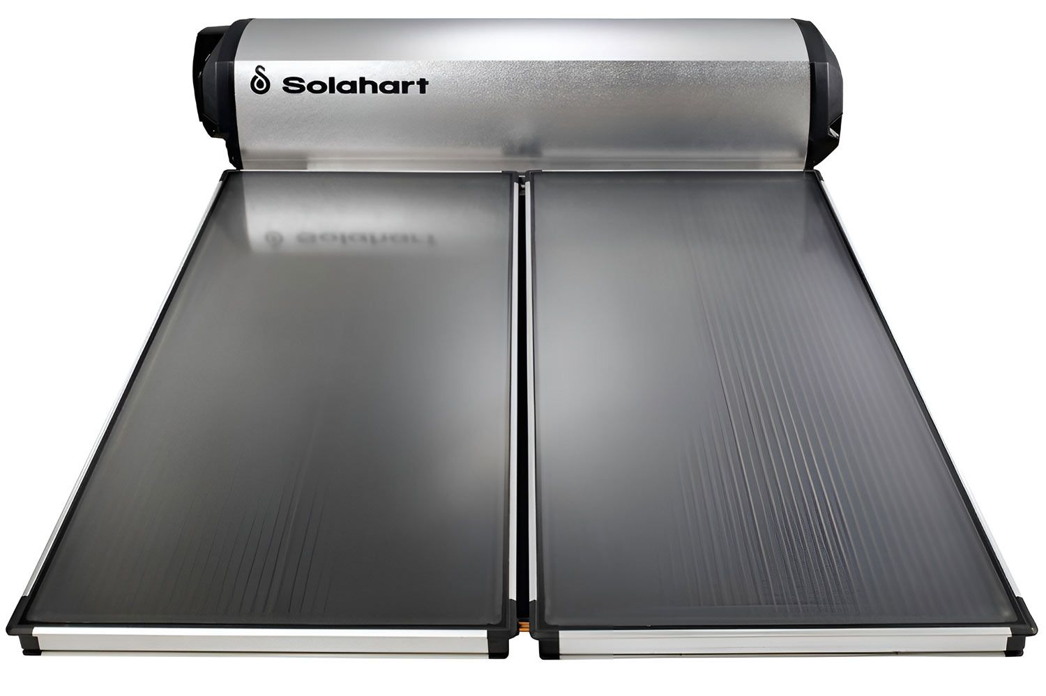 A Solar Water Heater Is Sitting On Top Of A White Surface — David Lewis Solahart in Goonellabah, NSW