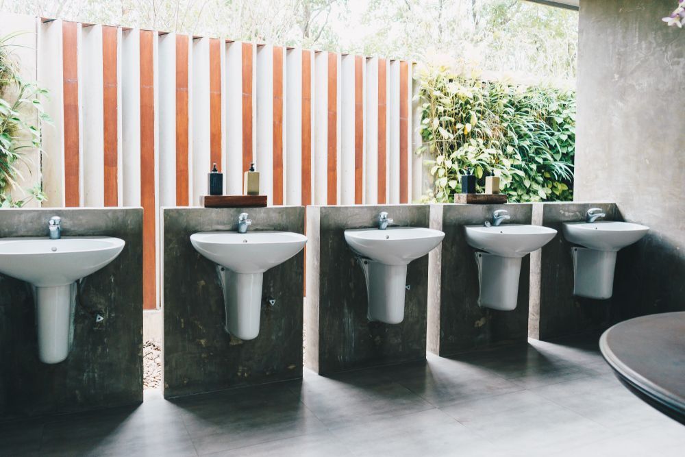 a set of sinks in a commercial setting— David Lewis Solahart in Goonellabah, NSW