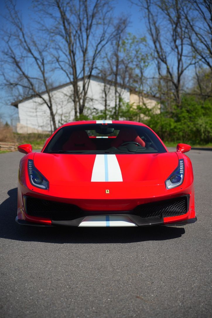 A red car PPF installed