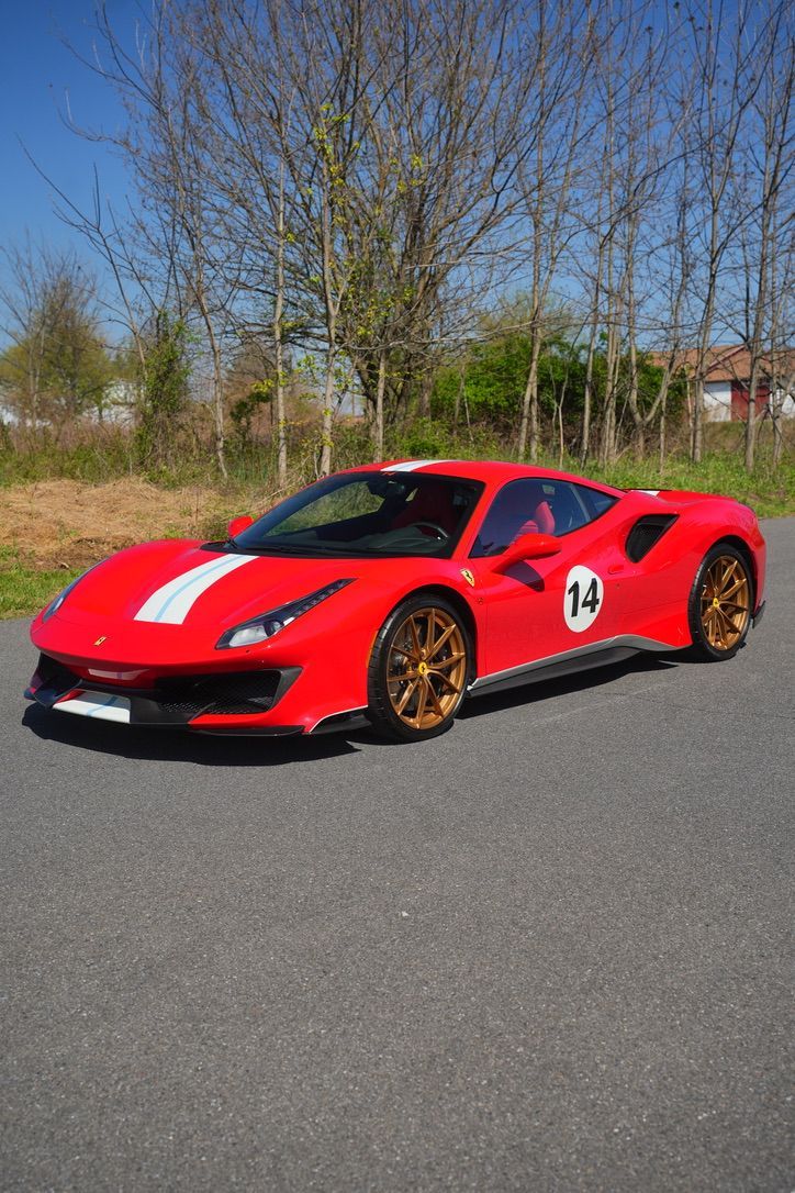 A red car with PPF installed