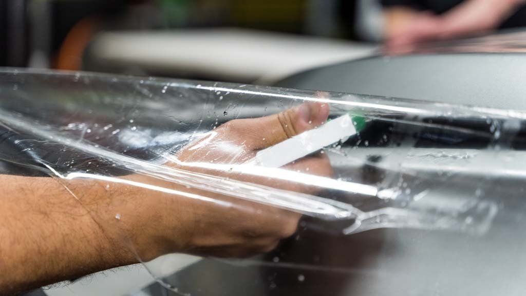 Applying Paint Protection Film to a vehicle