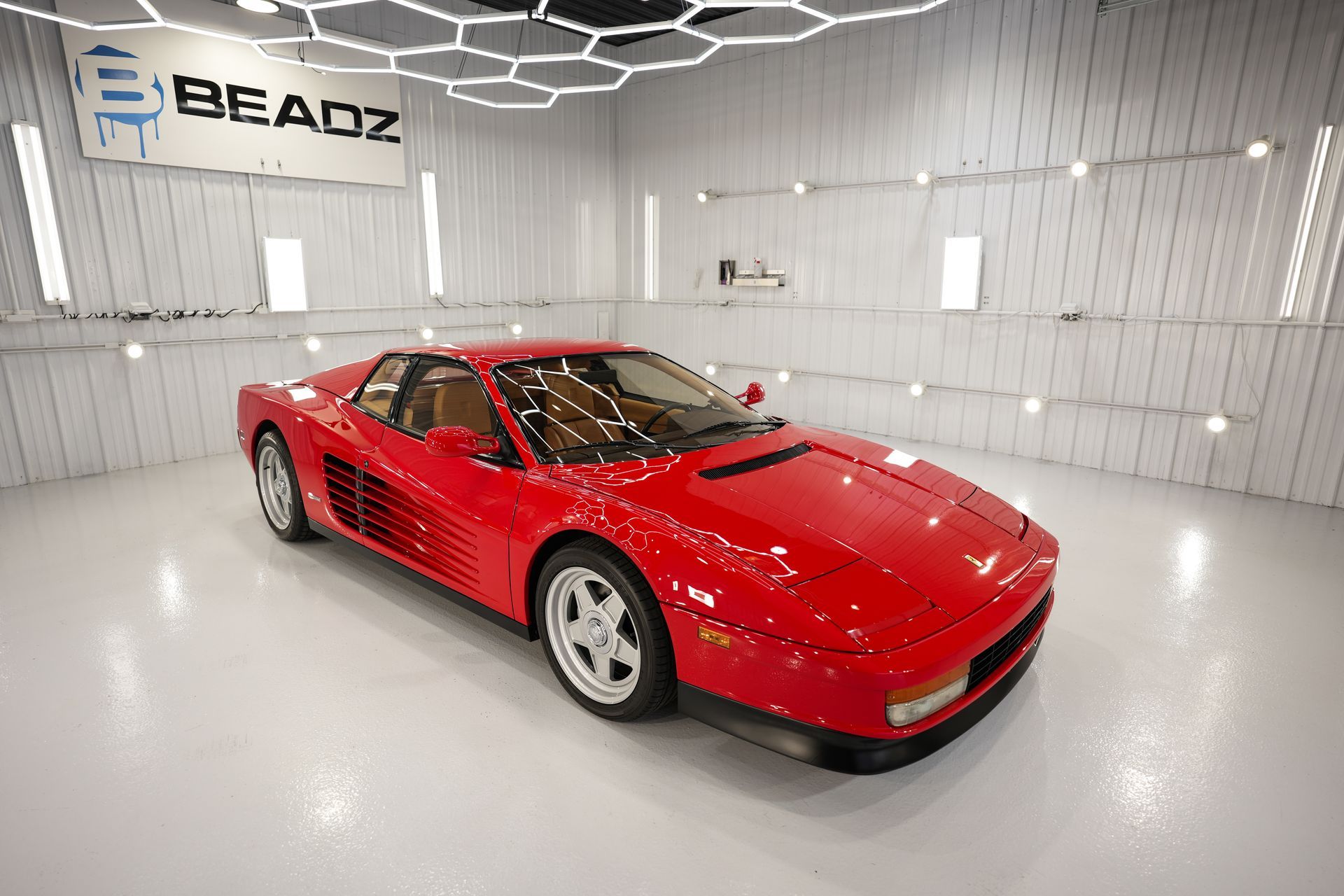 Ceramic Coating applied in a professional detailing studio