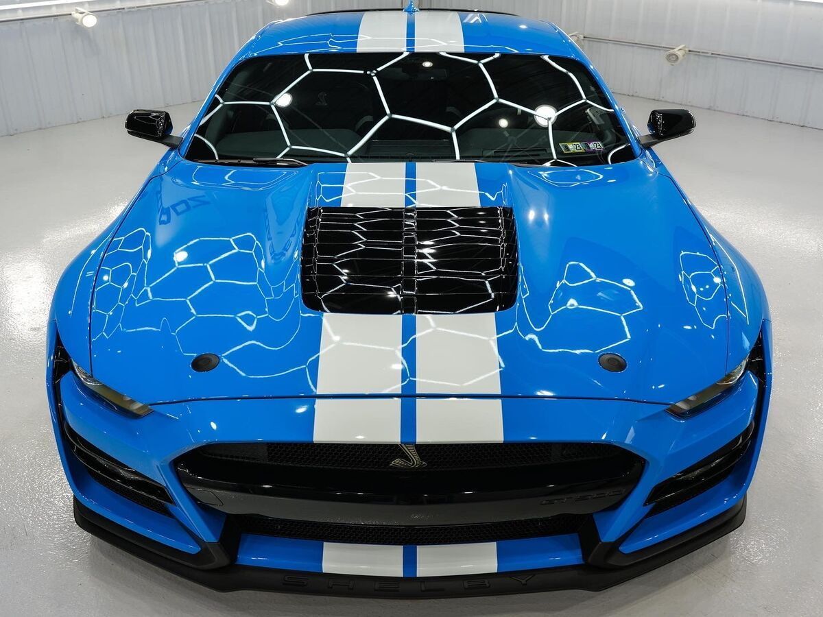 luxury car with ceramic coating