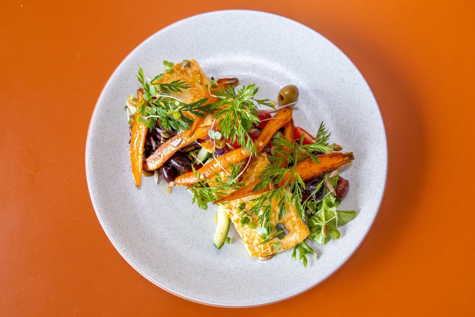 Haloumi Salad — Cafe, Bar and Catering Services in Southport, QLD