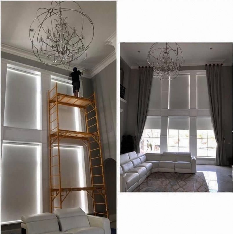 Fixed Window Panels designed by wall decor and more