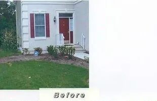 A picture of a house before being remodeled.