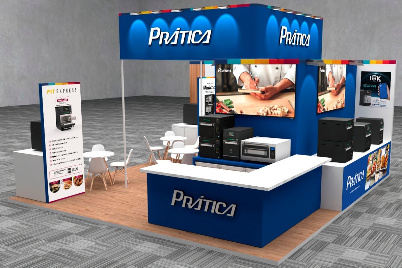 Prática's booth at IBA 2025.