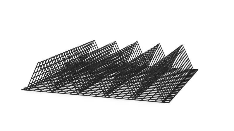 A black and white drawing of a pyramid on a white background