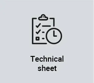 A technical sheet icon with a clipboard and a clock.