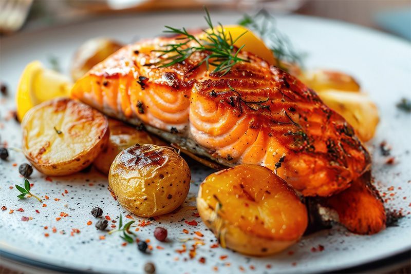 salmon potatoes