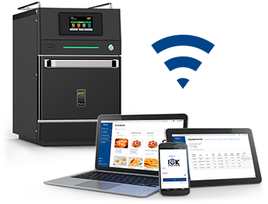 A laptop a tablet and a phone are connected to a wifi network