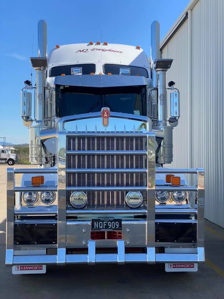 Big Kenworth Truck In Front — NQ Freighters In Bohle QLD