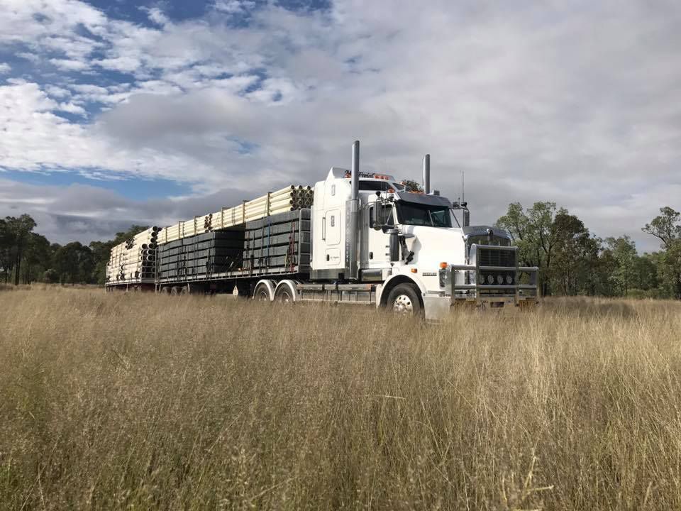 Carrying Heavy Goods And Pipes — NQ Freighters In Bohle QLD