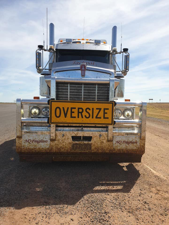 Jackpot Oversize Truck Front — NQ Freighters In Bohle QLD