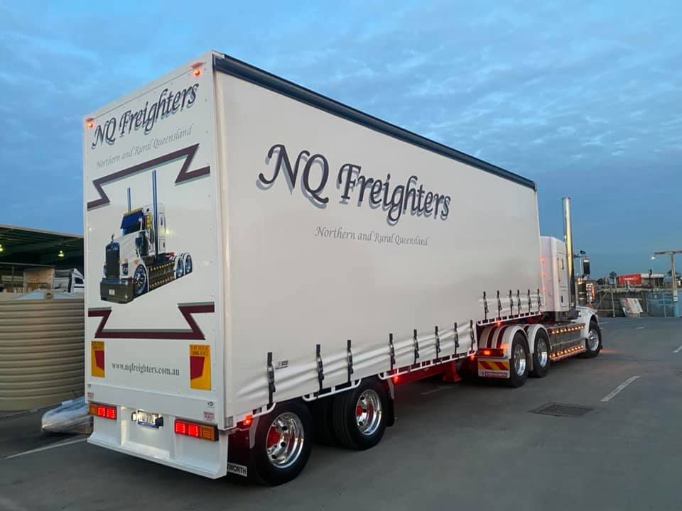 NQ Freighters With Container — NQ Freighters In Townsville QLD