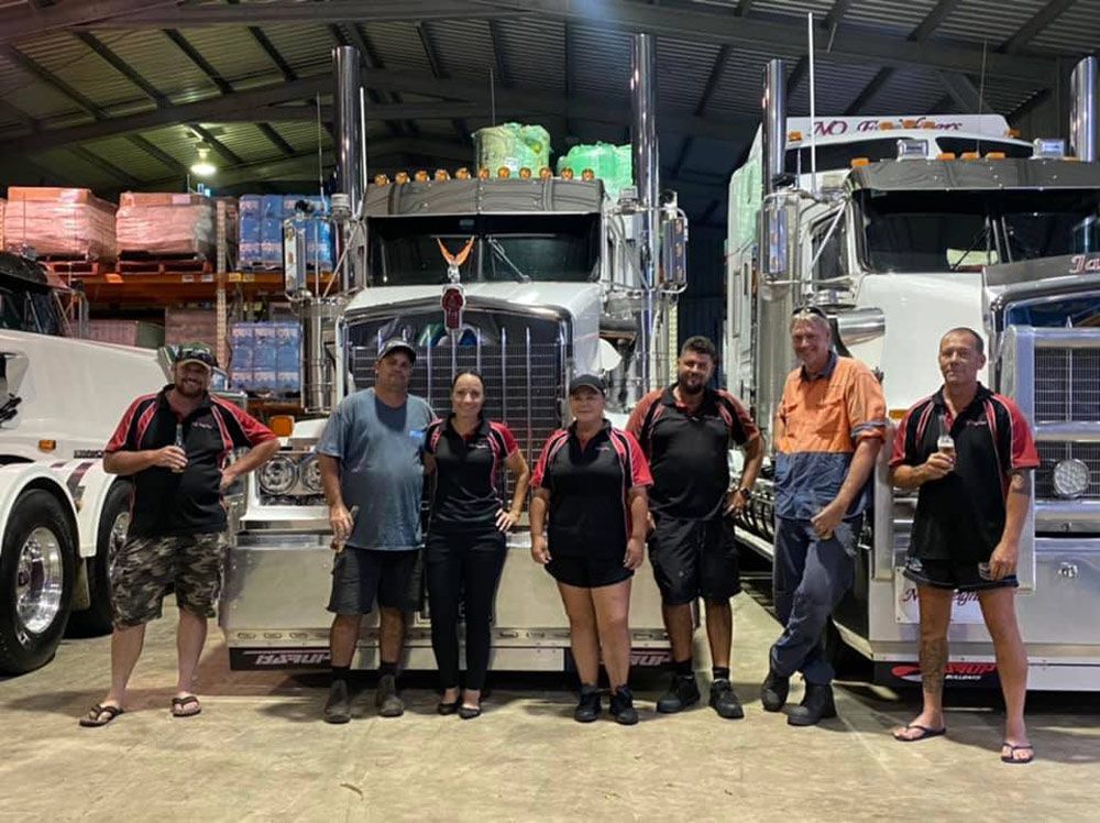NQ Freighters Workers Wearing Uniform — NQ Freighters In Bohle QLD