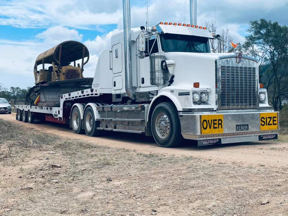 Transporting The Earthmoving Machinery Equipment — NQ Freighters In Bohle QLD