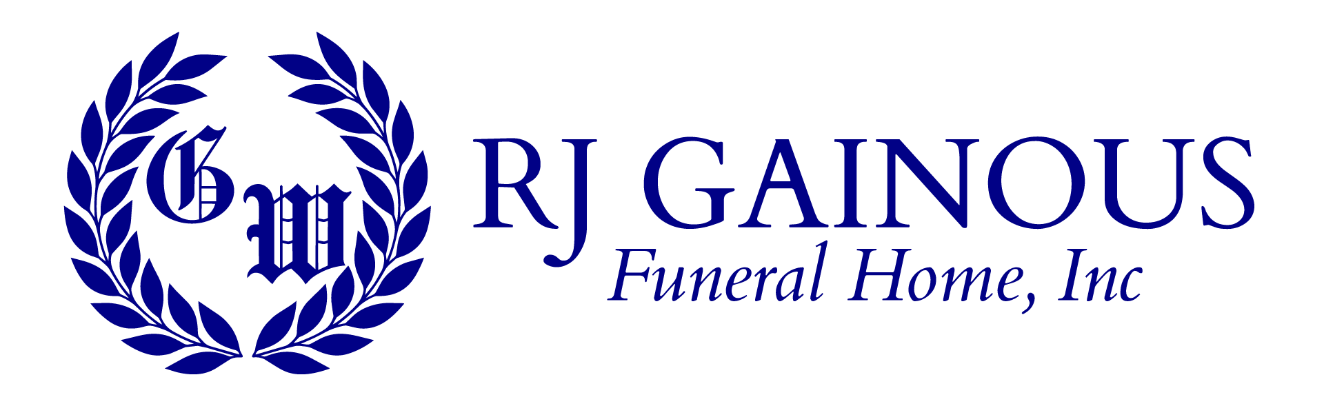 The logo for sample funeral home is shown on a white background.