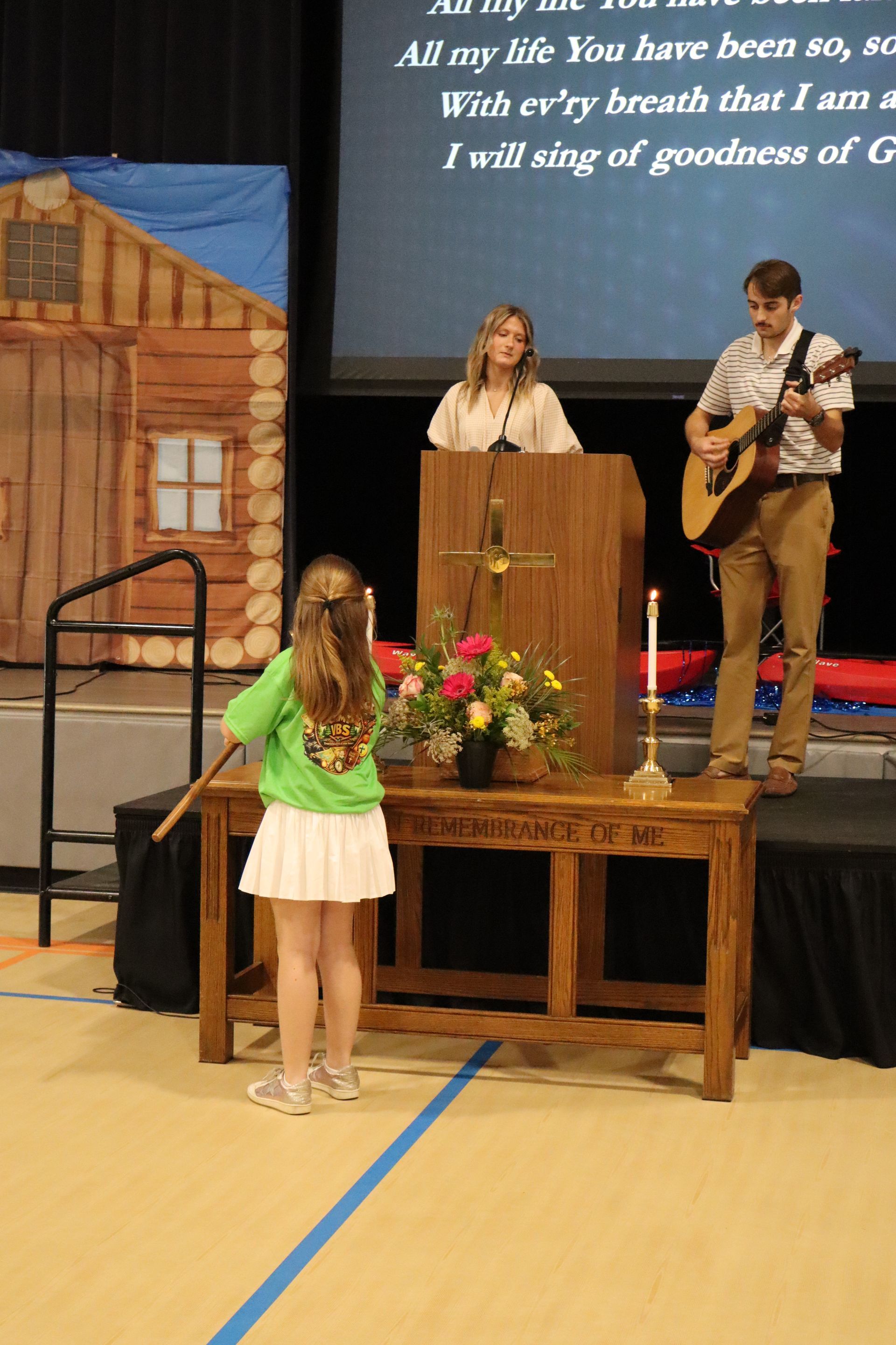 Opening praise and worship at SGMC