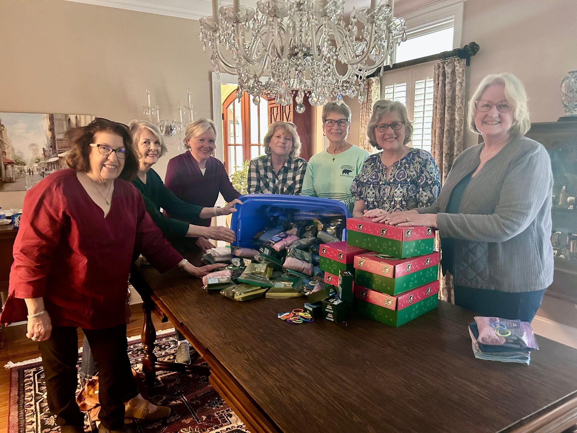 Thursday afternoon Women's Prayer Group assemble for OCC