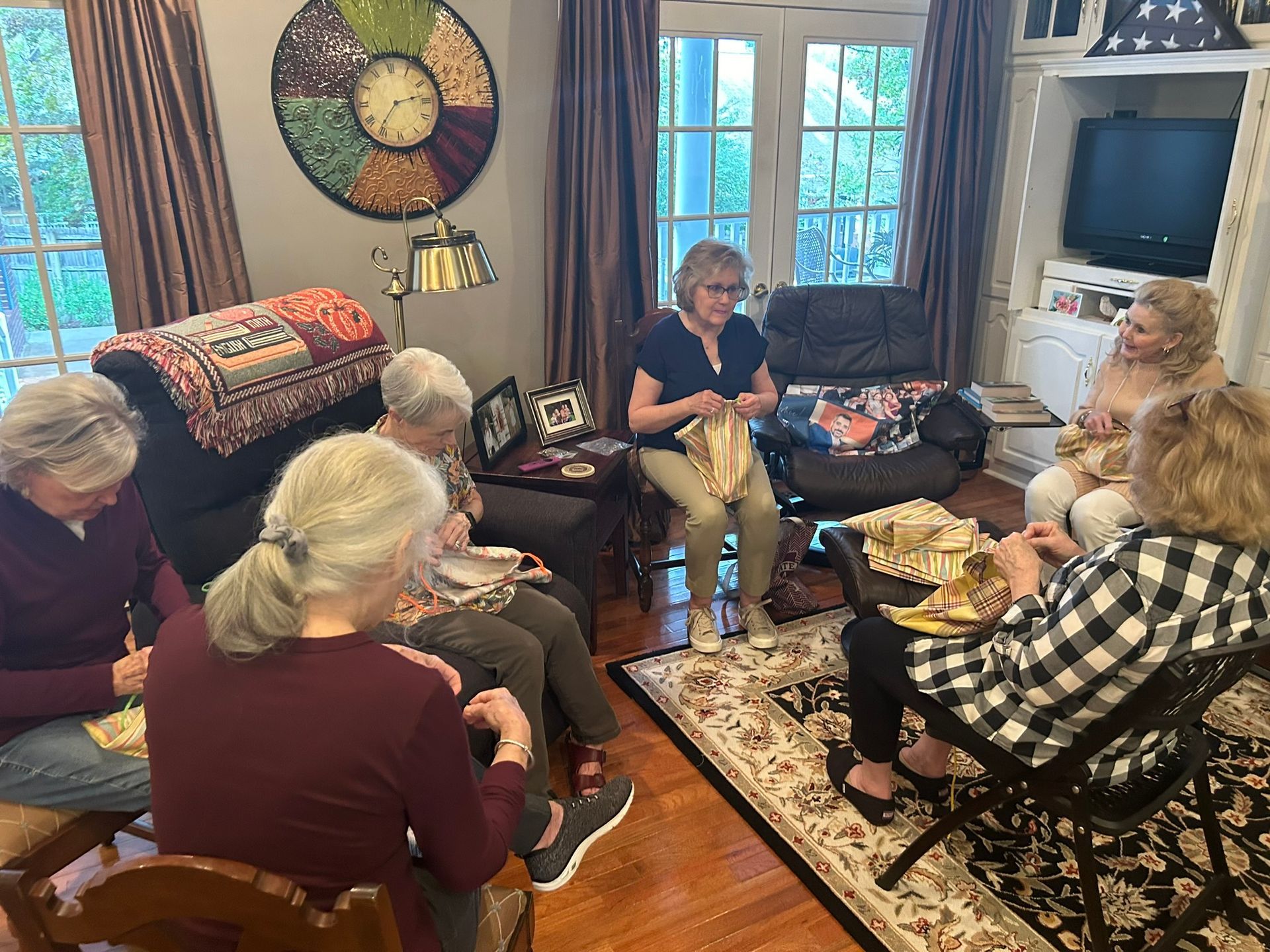 Thursday afternoon Women's Prayer Group assemble for OCC 