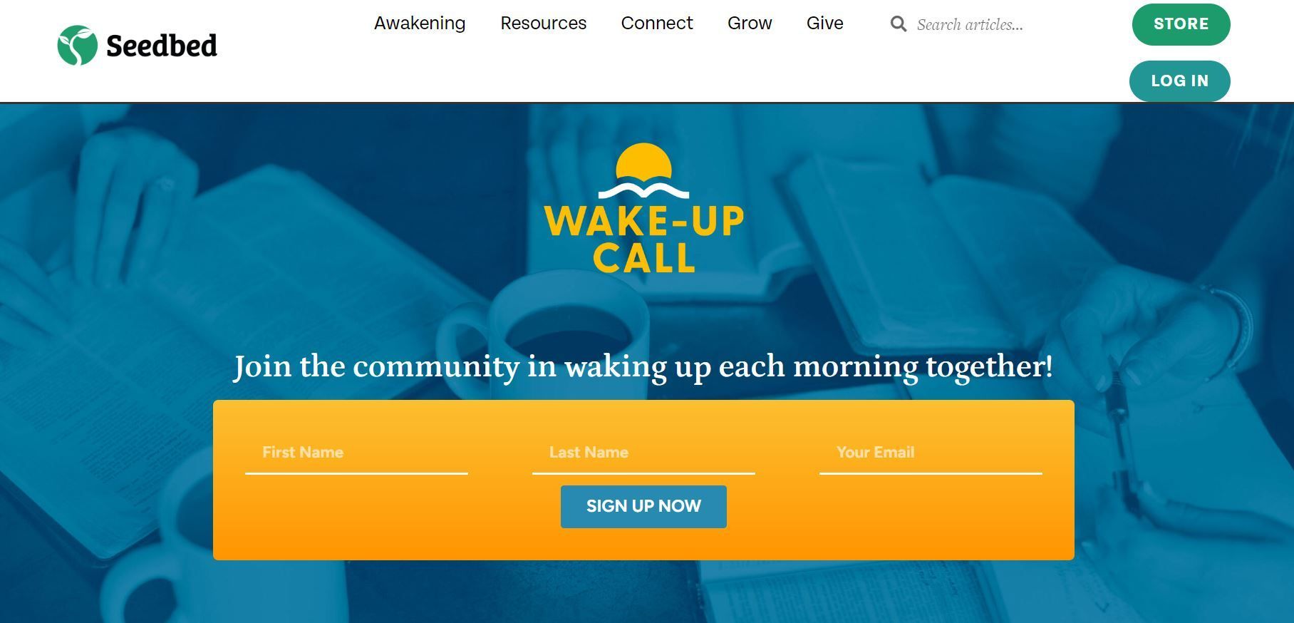 A useful resource -- The Wake up Call