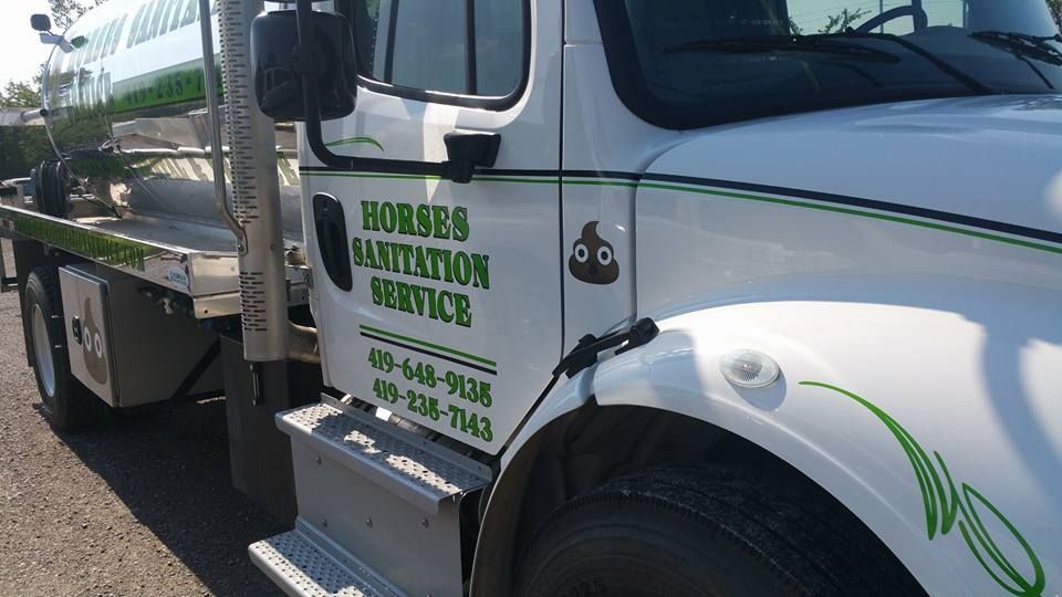 A white truck with