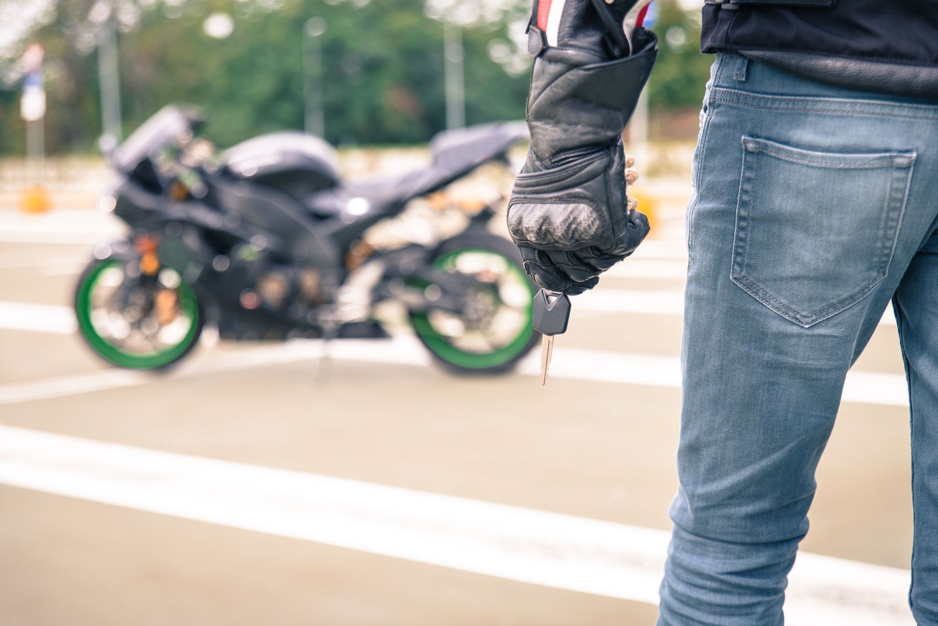 Motorcycle driving