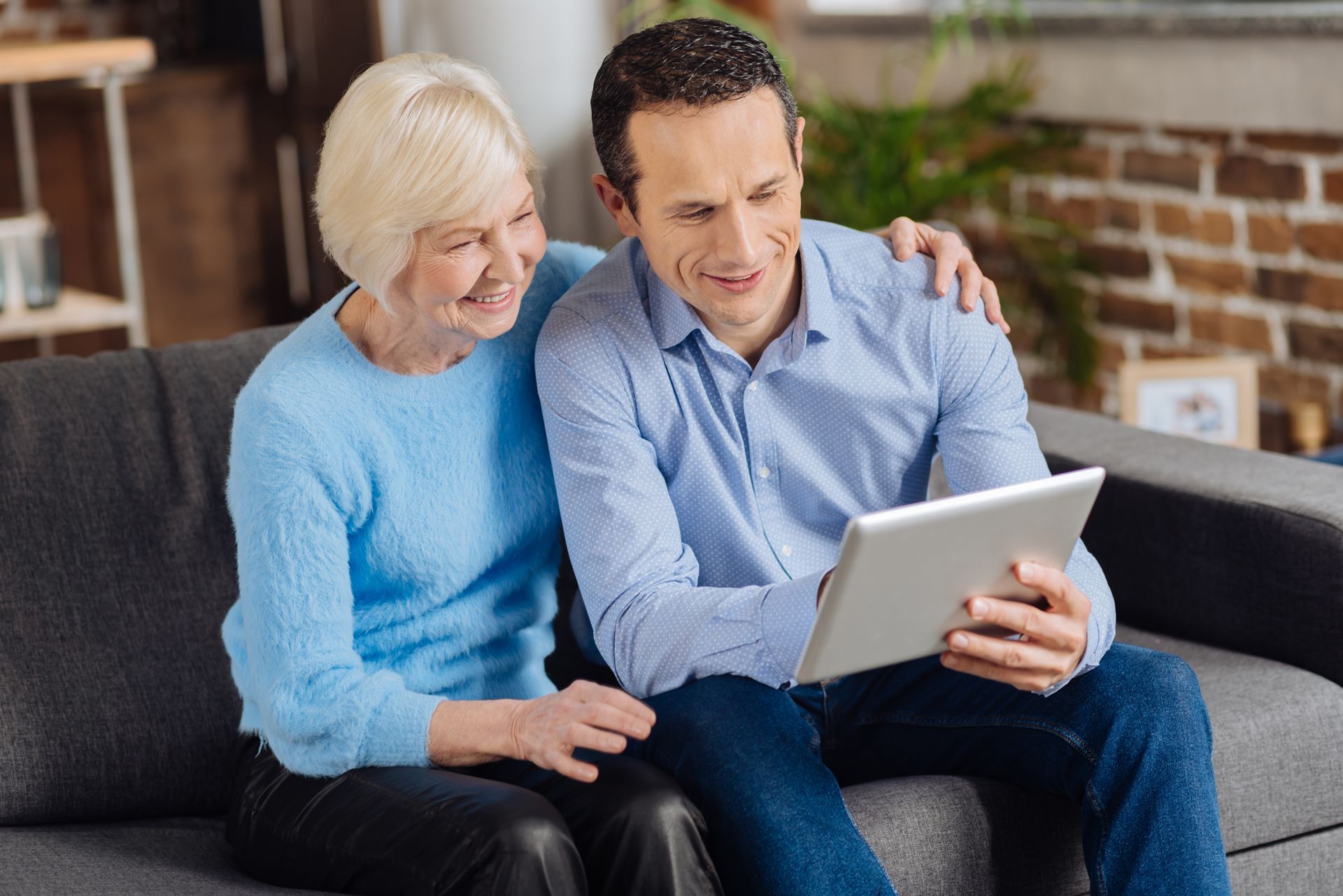 Man and woman with insurance
