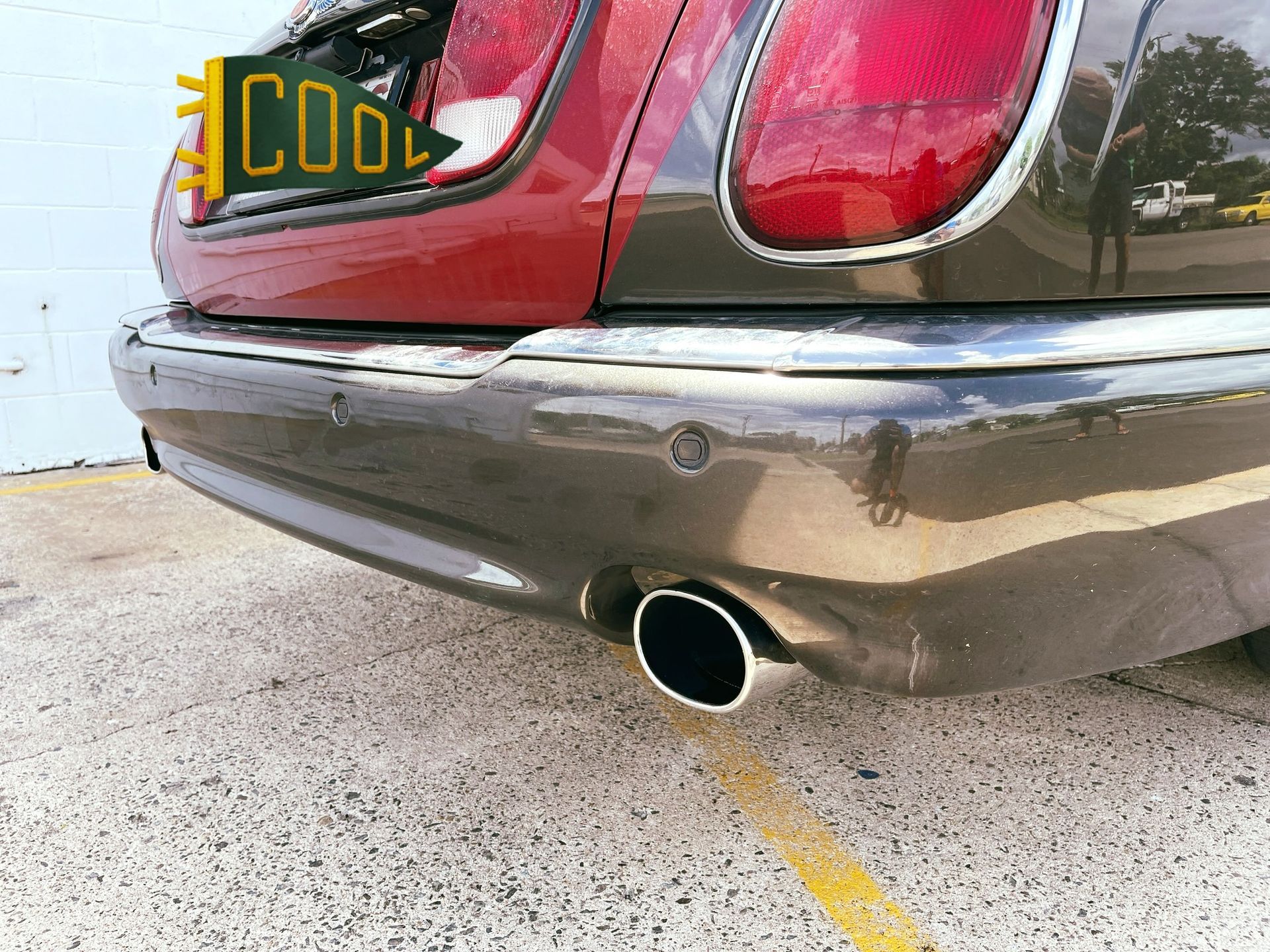 Close-up of a Brown Car's Rear — Aitkenvale Exhausts & Towbars Pty Ltd In Aitkenvale, QLD