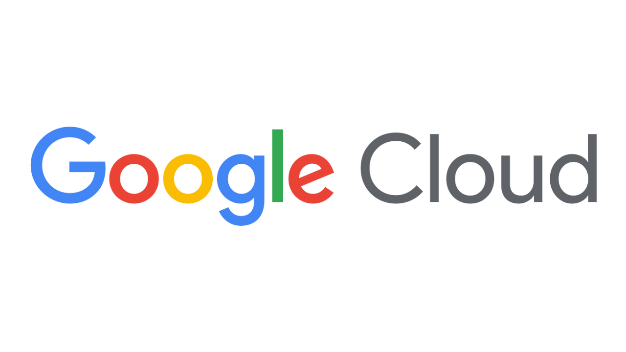 Google Cloud logo in multicolored text on a white background