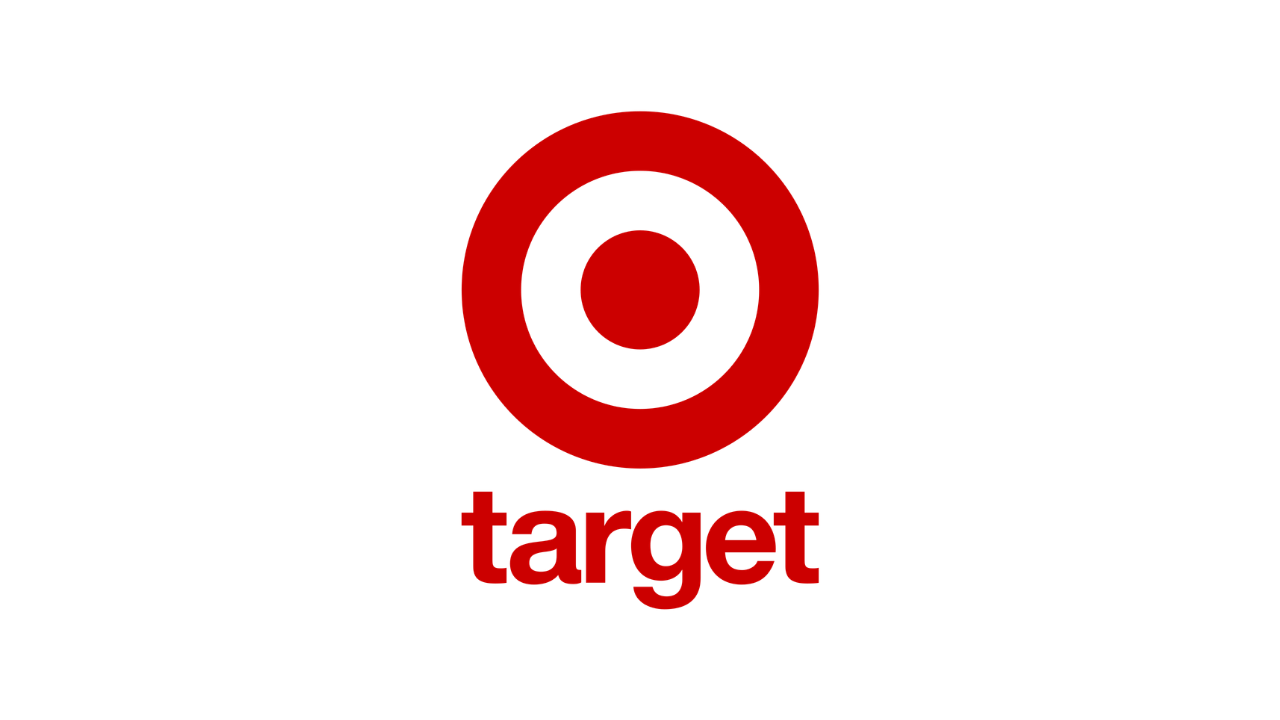 Target logo in red with a bullseye icon and the word “target” below it.
