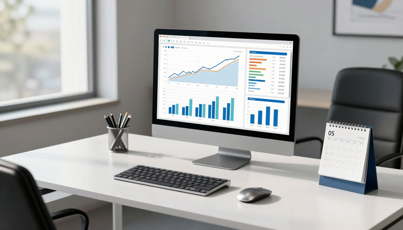 Professional SEO analytics showing local business growth in Wiltshire.