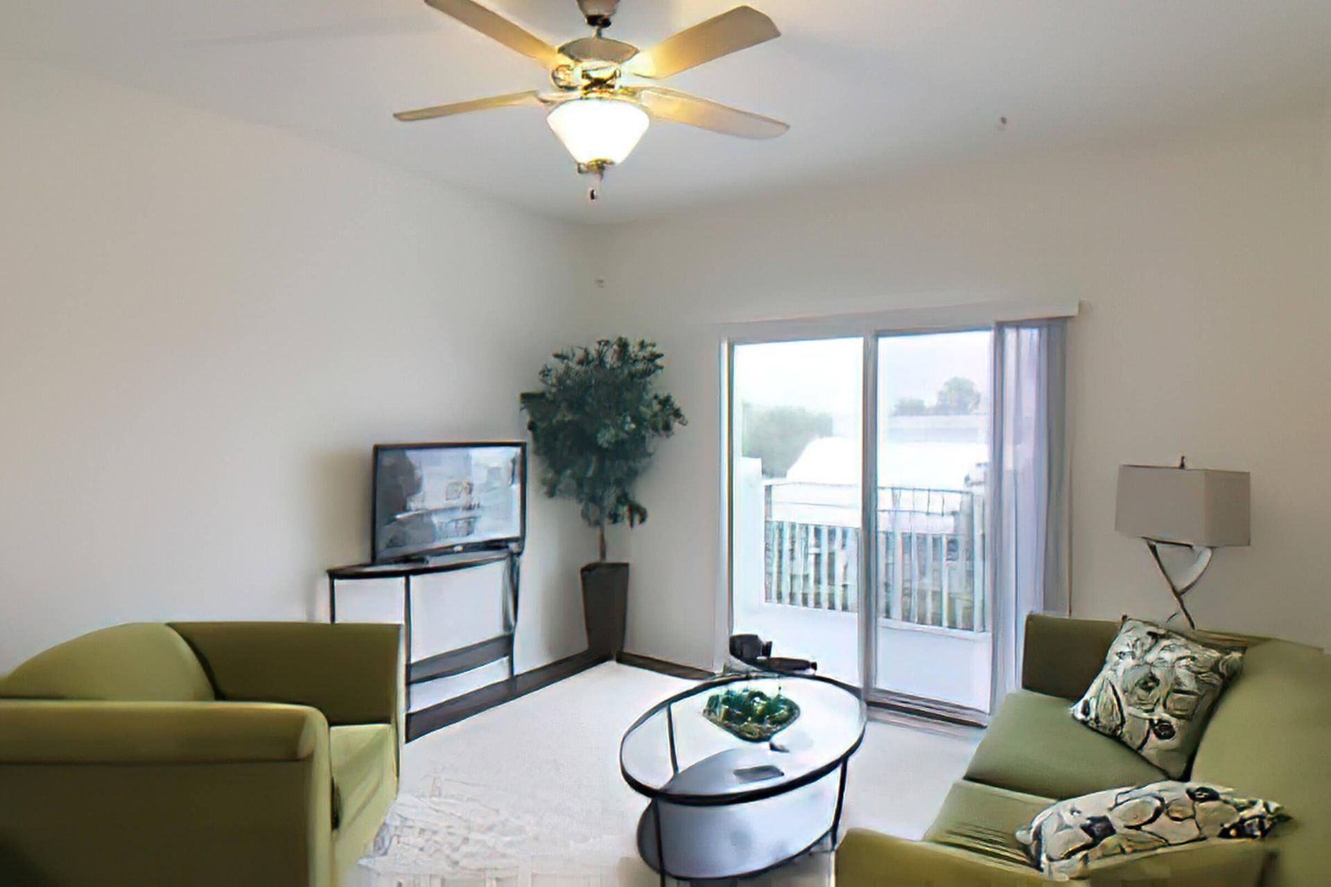 Living area at Surfside Apartments in Jacksonville Beach, Fl.