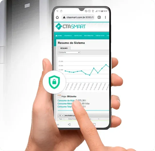 Uma pessoa está segurando um smartphone na mão.