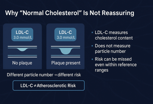 Illustration for the section on cholesterol not being the causal agent in atherosclerosis.