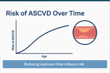 Cumulative cardiovascular risk illustration, panel 2 of 4.