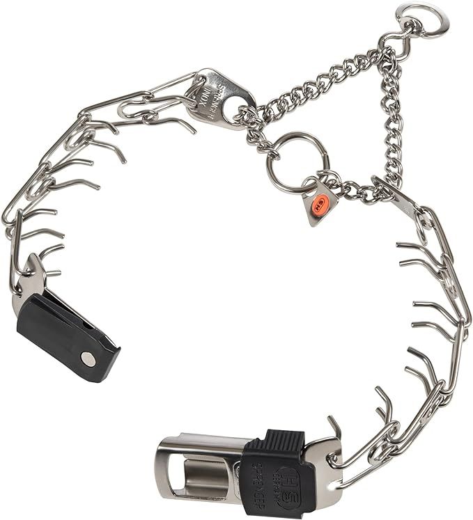 Dog Training Prong Collar with Quick Release Cliclock Buckle