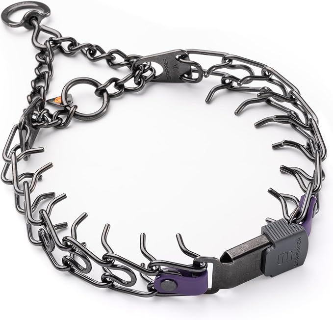 Herm Sprenger Black Stainless Steel Dog Collar