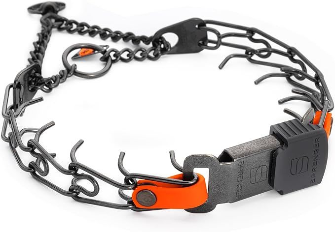 Herm Sprenger Black Stainless Steel Dog Collar