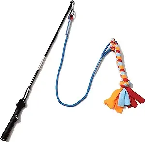 Interactive Flirt Pole Toy for Dogs